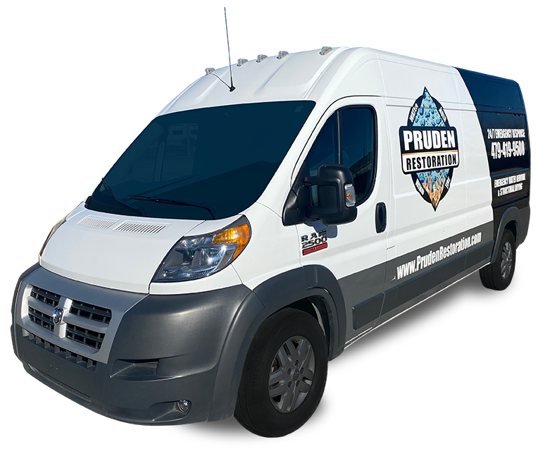Pruden Restoration Van - Northwest Arkansas